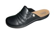 Laurieann Bay Black Mules Clogs Size 10