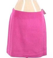 The Limited Hot Pink Wool Blend Skirt Y2K Barbie Elle Woods 0