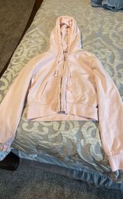 Pacsun Cropped Zip Up Hoodie