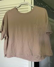 Tan Crop Top