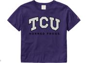 Texas Christian University Women's Crop Short Sleeve T-Shirt