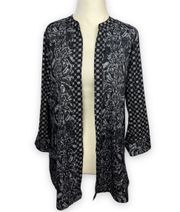 Mixed Pattern Kimono Jacket