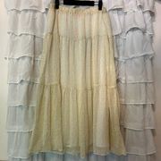 NWT Joe Fresh Tiered Micro Floral Cottagecore Skirt - Size Large