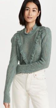 NWT Veronica Beard Sorina Sweater in Sage Green