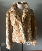 Faux fur coat