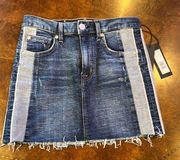 NWT Hudson jean skirt