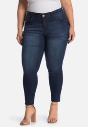 Democracy AB Solution High Rise Ankle Jeans Indigo Size 24W