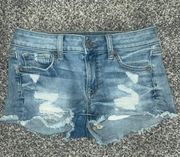 American Eagle Ripped Jean Shorts