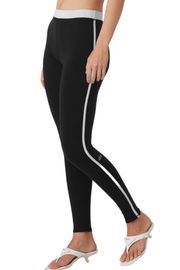 Alo Yoga Airbrush High-Waist Streamlined Legging Black/White XS