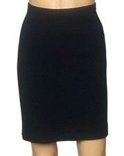 EILEEN FISHER black, elastic waist, short “sweater” skirt in size XS. EUC