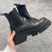 Lug Sole Chelsea Ankle Boot