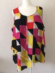 Geometric Print Tunic Size 18/20