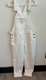 white boutique overalls