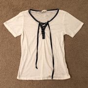 Tie Up Short Sleeve T-Shirt