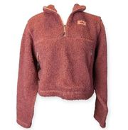 Therma-Fit Half Zip Pullover Canyon Rust Peach Size XS