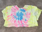 Tie-Dye Crop too Short Sleeve