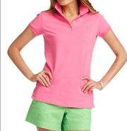 Lilly Pulitzer Pink Island Polo Shirt