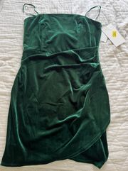 Velvet Green Dress 