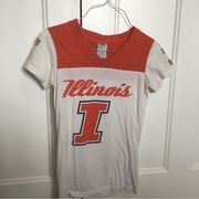 Illinois Fighting Illini woman’s size small bling fitted T-shirt