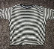 Sag Harbor Women’s Vintage Striped Short Sleeve Shirt See Measurements