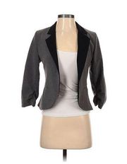 🌸 Bar III Gray & Black Blazer Size XS