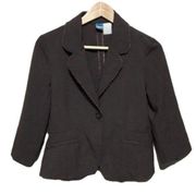 Vintage Star City 3/4 sleeve cropped peplum jacket blazer