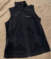 Columbia Black Fleece Vest