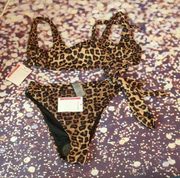 Good American 10 ways to wear cheetah print bikini size 1