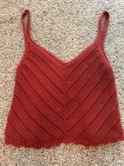 knitted tank top