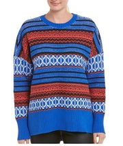 Bcbgmaxazria Oversized Jacquard Sweater size L