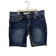 BKE Denim Dakota Dark Denim Shorts