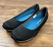 Eddie Bauer Shoes Womens 11 Slip On Ballet Flats Black Mesh Round Toe Low Top‎