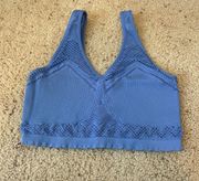 Blue Bra Top