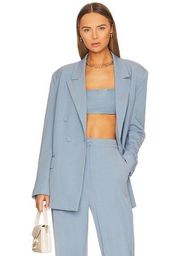 NWT Double Breasted Blazer in Storm WeWoreWhat Large