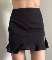 Black Mini Skirt 