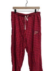 Iowa State Cyclones Women’s Flannel Jogger Pajama Pants ISU Collegiate Red L