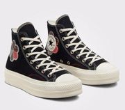 Converse  Chuck Taylor All Star Lift Platform High Crafted Patchwork Shoes