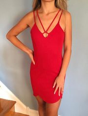 Charlotte Russe red dress