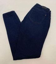 Mavi Indigo Move Women's Low Rise Dark Wash Skinny Navy Denim Jeans Size 28/32