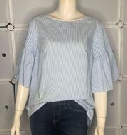 Vineyard Vines Flutter Smocked Bell Sleeve Top Size Medium