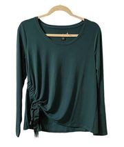 JASON WU RUCHED LONG SLEEVE BLOUSE