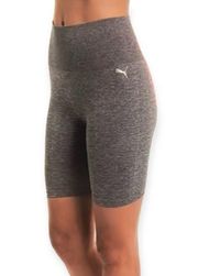 New PUMA Seamless Bike Shorts, Heather Gray Size M, New w/Tag