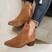 Coconuts By Matisse Pronto Brown Suede Booties Boots