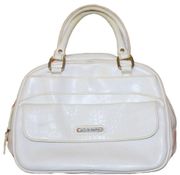 Jaclyn Smith White double handle pocket lover’s purse