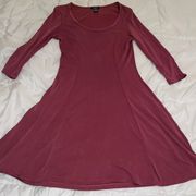 Rue 21 Maroon Skater Dress