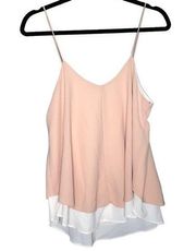 Paper Crane Layered Cami Tank Top Size Medium New with tags