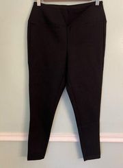 Orvis Stretch Pants S Women Black Nylon Elastane High Waist Ponte