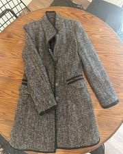 Parka style dress coat