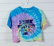 Pink Floyd Tie Dye Crop Top M