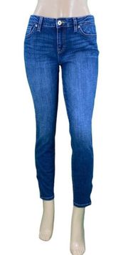 Casual Zippered Ankle Denim Skinny Jeans